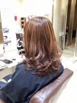 ピークアブー アヴェダ アトレ恵比寿(PEEK-A-BOO AVEDA)&nbsp;ロングレイヤー　マロンブラウン　秋カラー