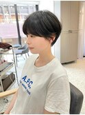 ショートボブ/簡単スタイリング/丸みショート/可愛い/20代30代