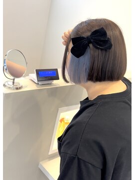 ソヨン 豊田市駅店(SOYON) ペールブルー／インナーカラー／ブリーチ／ケアブリーチ