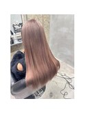 ハイトーンミルクティーカラー