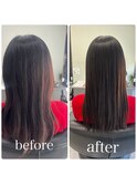 髪質改善　オイルストレート　艶髪　トリートメント