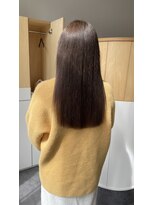 テン(tenn)&nbsp;くすみブラウン　切りっぱなし