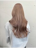 松尾菫菜/ミルクティーベージュ/ハイトーン/ブリーチ/韓国ヘア
