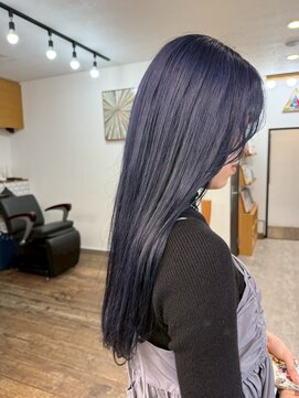 ヘアーサロンライト(hair salon Light) 大人ネイビーブルー