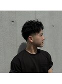 フェード× スパイラルパーマ