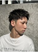 刈り上げショート/メンズヘア/メンズパーマ/メンズカット/眉毛