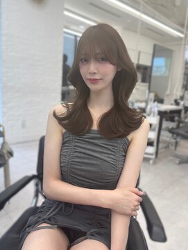 アマトウキョウ 表参道(AMA TOKYO) レイヤーカット 韓国ヘア ミルクティー 高島大登