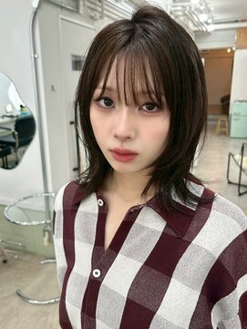 ハニーシブヤ(HONEY shibuya) くびれハッシュカット/レイヤーカット/ヘーゼルグレージュ3