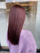 エン(en,) 髪質改善トリートメント×アディクシーピンク系カラー