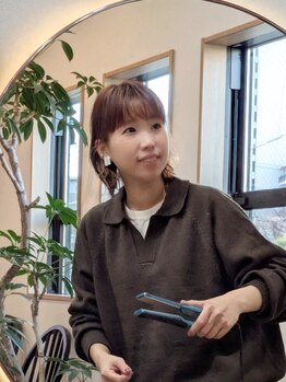 ナウン 南浦和(Noun.)の写真/一人のスタイリストが仕上げまで担当。人目が気になって大型店が苦手…そんな貴女のためのサロンです。