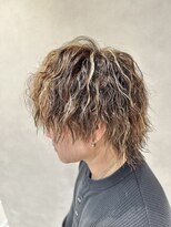 アース 新越谷店(HAIR&MAKE EARTH)&nbsp;ウルフカット×ハイライト×ツイストスパイラル
