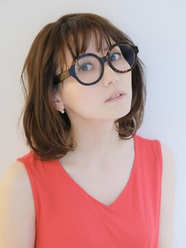 アピューズ ヘアー 芦屋(Apiuz Hair) 大人のミディアムボブ　30代40代50代白髪ぼかし