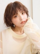 アースコアフュールボーテ つくば学園店(EARTH coiffure beaute)&nbsp;やわらか質感のニュアンスショートボブ