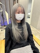 ヘアーディア みどり店(Hair...DiA)&nbsp;レイヤー×シルバー