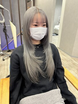 ヘアーディア みどり店(Hair...DiA) レイヤー×シルバー