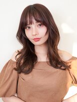 ラフィス ヘアー ロビン 名古屋店(La fith hair robin) 【La fith】韓国風×マロンブラウン×フォワード巻き