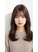 小顔見せ◎×扱いやすい韓国風くびれレイヤー 南越谷