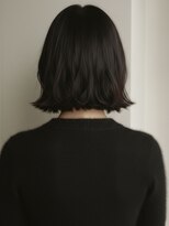フレイムス ヘアアンドリラックス 南越谷店(Frames hair&relax)&nbsp;地毛風カラー×切りっぱなしボブ外ハネミニボブ/20代30代南越谷