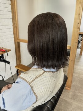 イチパーセント 横浜(1%) ワンホンレイヤー/ミルクティーブロンド/ダークブルー/横浜