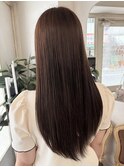 透明感のある明るめオリーブベージュ2026夏カラーブリーチなし