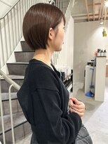 カミエ(kamie)&nbsp;透明感あるブラウンボブ×カット+カラー+トリートメント