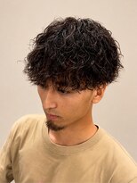 オブジェ ナチュレ(OBJE’T nature)&nbsp;メンズマッシュショート/波巻きパーマ