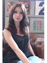 マイティ バイ エイチ(mighty by H)&nbsp;mighty＊リラックスウェーブ×グレージュ