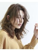 斜めバングふわくしゅカールショート