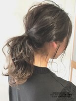アーサス ヘアー デザイン 鎌ヶ谷駅前店(Ursus hair Design by HEADLIGHT)&nbsp;【外国人風】　３Ｄグラデーション　ポニー　セット　アレンジ