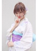 ♪ゆるカワ浴衣ヘアセット♪