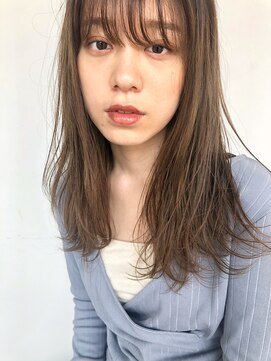 フィルムス 田町芝浦(FILMS) ナチュラルストレート グレーべジュ