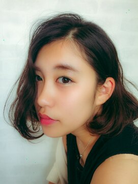 ウォームリーヘアールースト(warmly hair roost) 「大人気の前下がりボブ」大人前下がりクールボブ