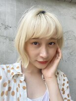 【mee.】オオニシ　ボブ外国人風カラー