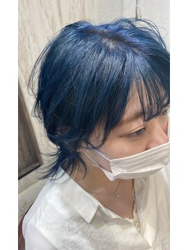 ブランシュ(Blanche) 青髪ウルフ