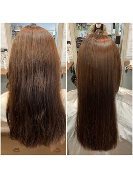 ジップ(ZIP) 髪質改善縮毛矯正 ロング