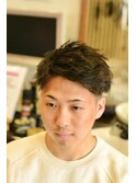 ツーブロックツイストスパイラルパーマ