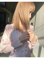 パランケイビューティー シンジュク(PALAN K-Beauty) 外ハネロブ/ブロンドベージュ