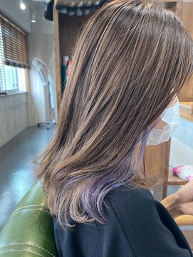 シュクルヘアー(Sucre Hair) くすみカラー*ハイライトカラー*ふんわりレイヤー