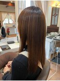 ノンダメージ酸性ストレート&ロングスタイル