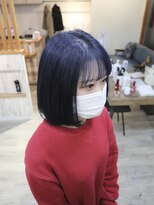 アルル ヘアー(ALULU HAIR) 鮮やかな濃い青味『ネイビーブルー』