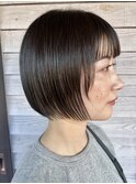 切りっぱなしボブ