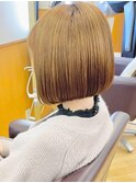 【ALBAさわ】明るめカラーボブ