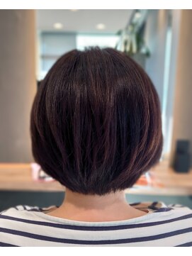 ムーヘアー MOU HAIR グレージュブラウンショート☆