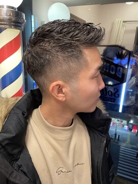 ヒロギンザバーバーショップ 新宿店(HIRO GINZA BARBER SHOP) フェードスタイル(理容室/メンズ/barber shop新宿店)