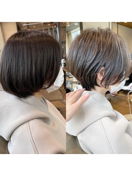 バンプ ギンザ(BUMP GINZA) 30代/40代/50代・絶壁解消×くびれショートボブ【浅野】