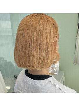 ファースト 泉中央店(first) オレンジベージュ/ハイトーンカラー/20代30代40代