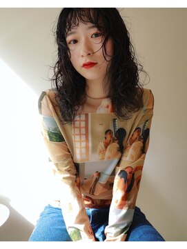 ウーフ(U-fu) ミディアムレイヤーパーマ