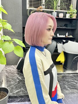 チュダック(ChuDuck) 韓国風《ペールピンク》ハイトーン/ケアブリーチ/ダブルカラー