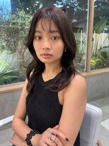 エジョン 三鷹店(Aejon) #バレイヤージュ#グレージュカラー#ボブウルフ#ココアベージュ