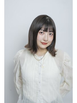 リアン バイ プロデュース 永山店(Lien by Produce) 大人ショートボブ外ハネサラ艶前下がり/髪質改善ケア＃1